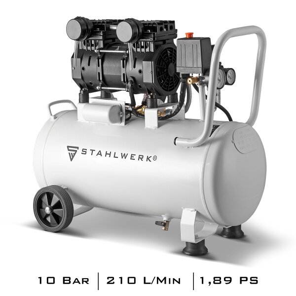Compressore per aria compressa STAHLWERK ST 310 Pro Pressione di esercizio 10 bar, potenza motore 1,89 CV