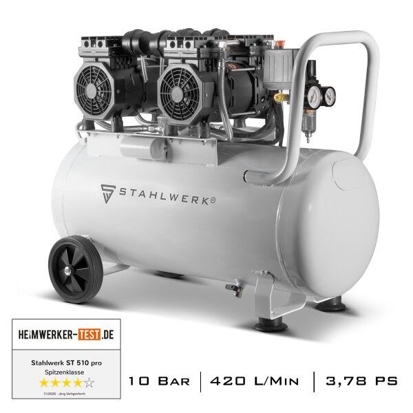 Compressore daria STAHLWERK ST 510 Pro 50L, 8 Bar, 240L/min