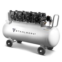 STAHLWERK compressore aria compressa ST 1510 compressore silenzioso 150 L 10 bar