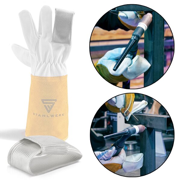 Protezione dita TIG / protezione termica per guanti da saldatura