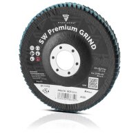 STAHLWERK PREMIUM GRIND P80 disco lamellare e mola a disco lamellare &Oslash;125 mm set di 10