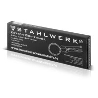 Pinza per catena STAHLWERK e pinza di montaggio con 450 mm di lunghezza della catena - Adatta per allentare filtri dellolio, pignoni e ruote dentate