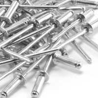 STAHLWERK set di 4 rivetti ciechi in alluminio 2,4 x 8 mm + 3,2 x 10 mm + 4 x 12,7 mm + 4,8 x 16 mm